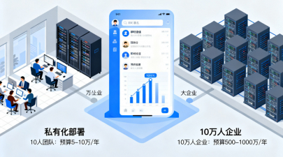 私有化部署即时通讯软件多少钱？10人-10万人企业预算参考