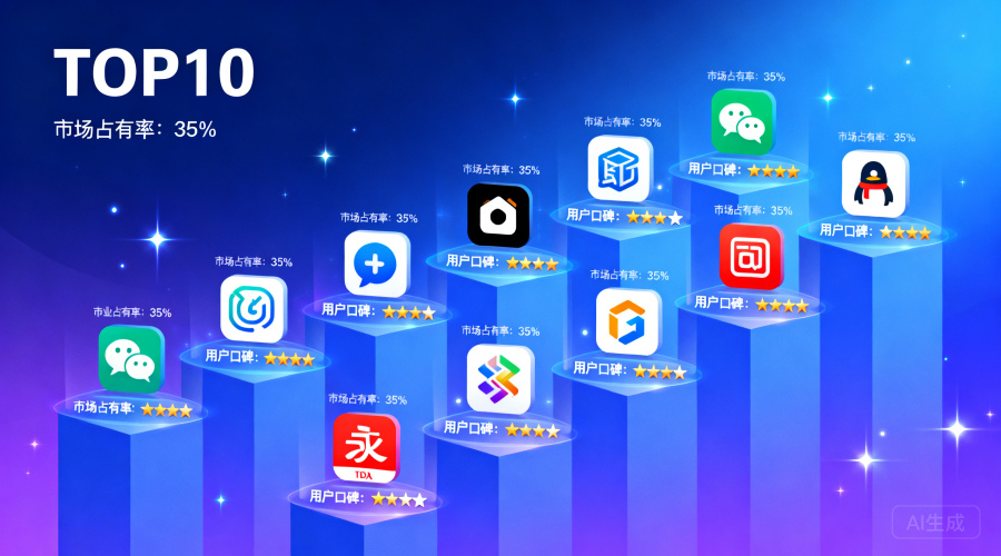 2026年企业即时通讯软件排名TOP10：市场占有率+用户口碑