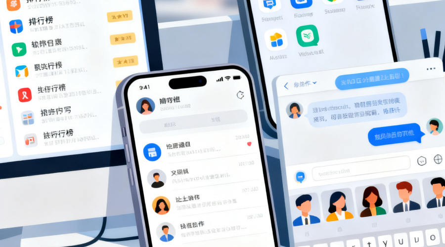 2026年移动办公即时通讯软件排行榜：手机APP体验+功能
