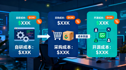 企业聊天软件开发成本解析：自研vs采购vs开源方案