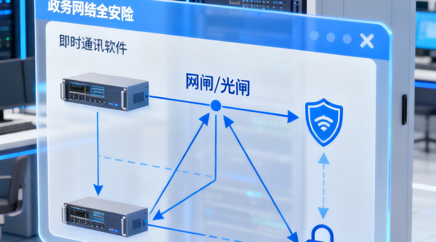 政务内网怎么搭？即时通讯软件部署方案（含网闸/光闸）