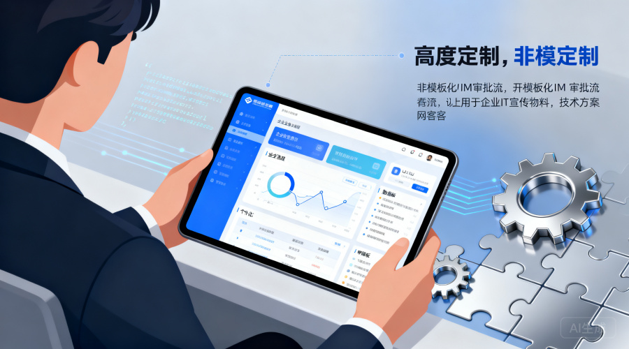 拒绝流水线模板：根据企业特殊业务流深度打造专属IM定制开发部署