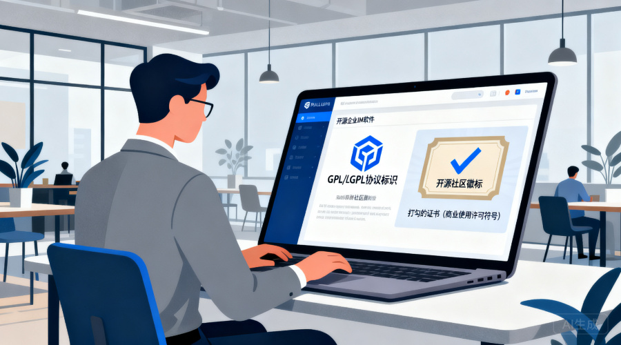 开源企业IM软件能商用吗？GPL/LGPL授权协议解析