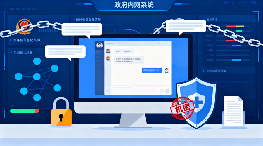 什么是政府部门内网聊天软件？功能范围、安全要求与选型逻辑