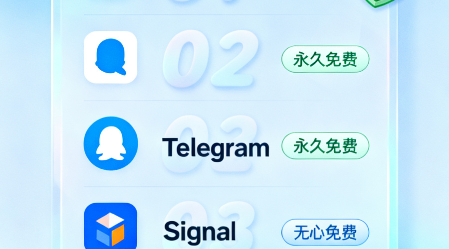 免费即时通讯软件排行榜：无广告、无隐藏收费的良心推荐
