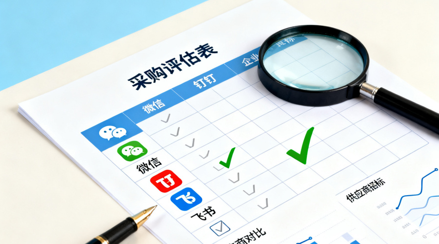 即时通讯软件哪家强？采购招标必读的供应商评估表