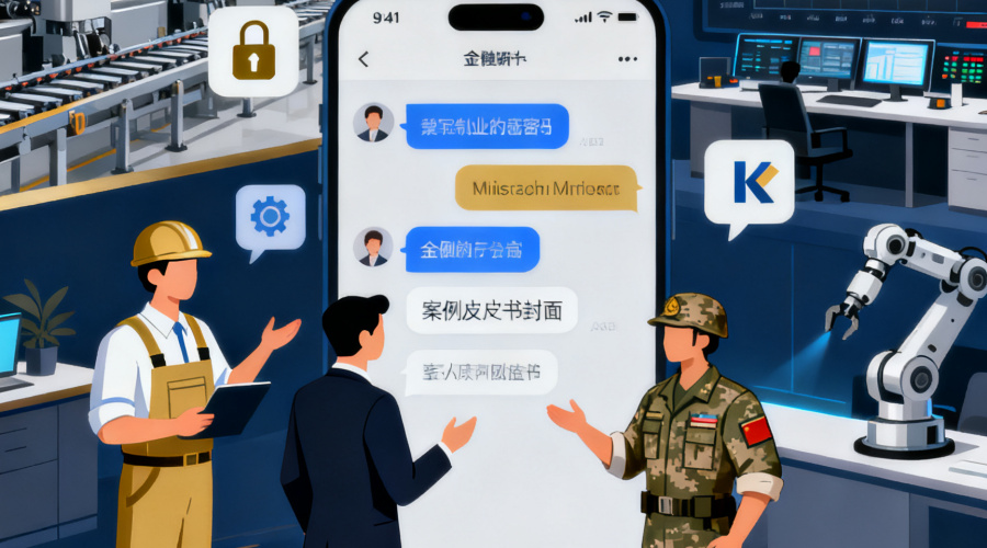 有哪些值得参考的企业聊天软件成功案例？制造业/金融/军工