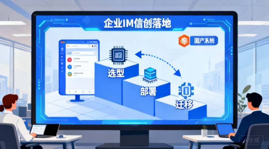 企业im信创落地三步法：从选型到迁移的策略盘点