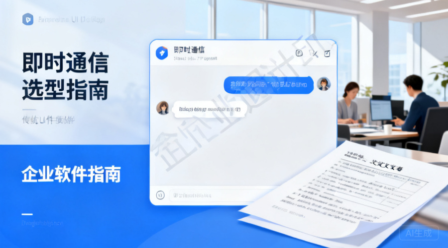 聊天界面水印 vs 传统文档水印：即时通信软件企业选型对比