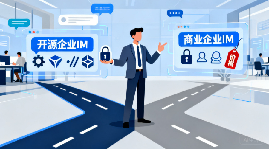 开源企业im和商业企业im怎么选？一文讲清核心区别