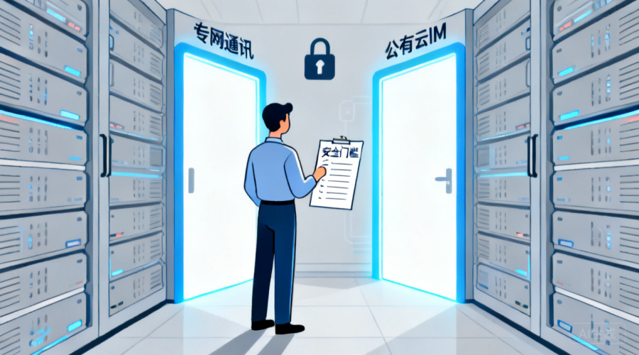专网环境企业通讯 vs 公有云IM：选型对比必须关注的4个安全门槛