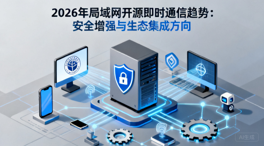 2026年局域网开源即时通信趋势：安全增强与生态集成方向