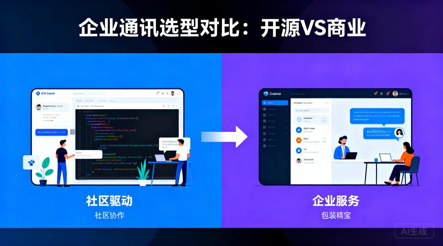 开源内网聊天工具vs商业版：企业如何选择？
