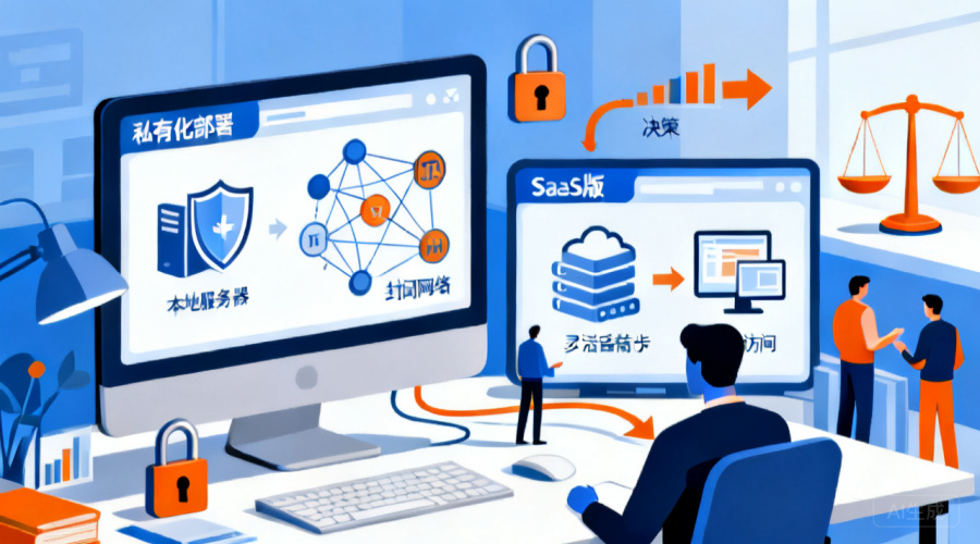 企业内网聊天软件对比：私有化部署与SaaS版怎么选？