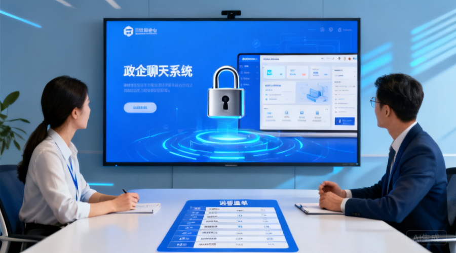 政企内部聊天系统怎么选？对比安全性与协同功能的选型指南