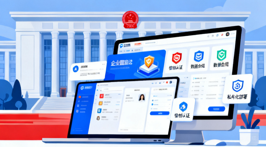 企业即时通讯国企事业单位怎么选？对比信创、合规与私有化部署