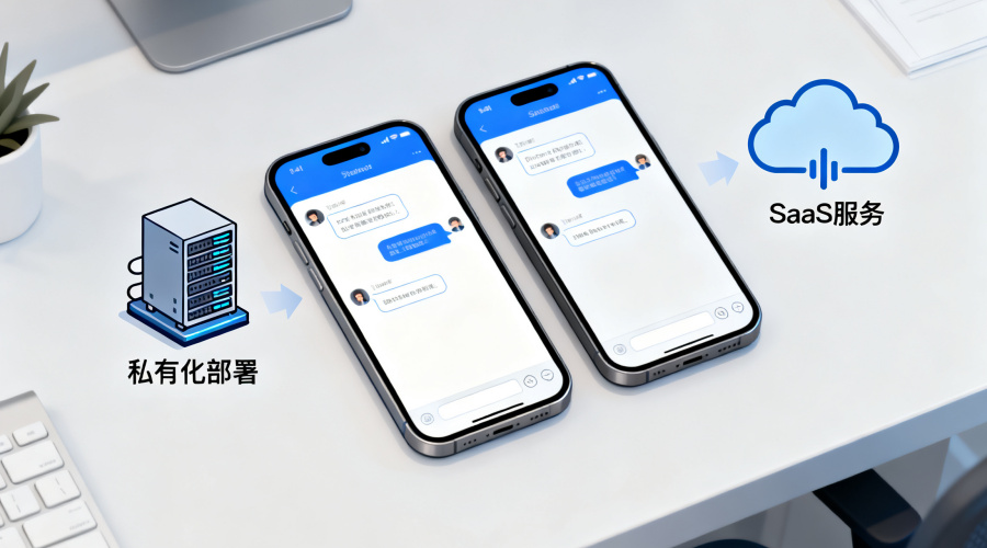 手机内网聊天软件对比：选择私有化部署还是SaaS服务？