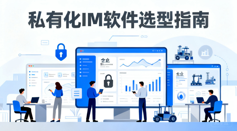 私有化IM软件功能分场景推荐：政企/金融/制造各适合哪款？