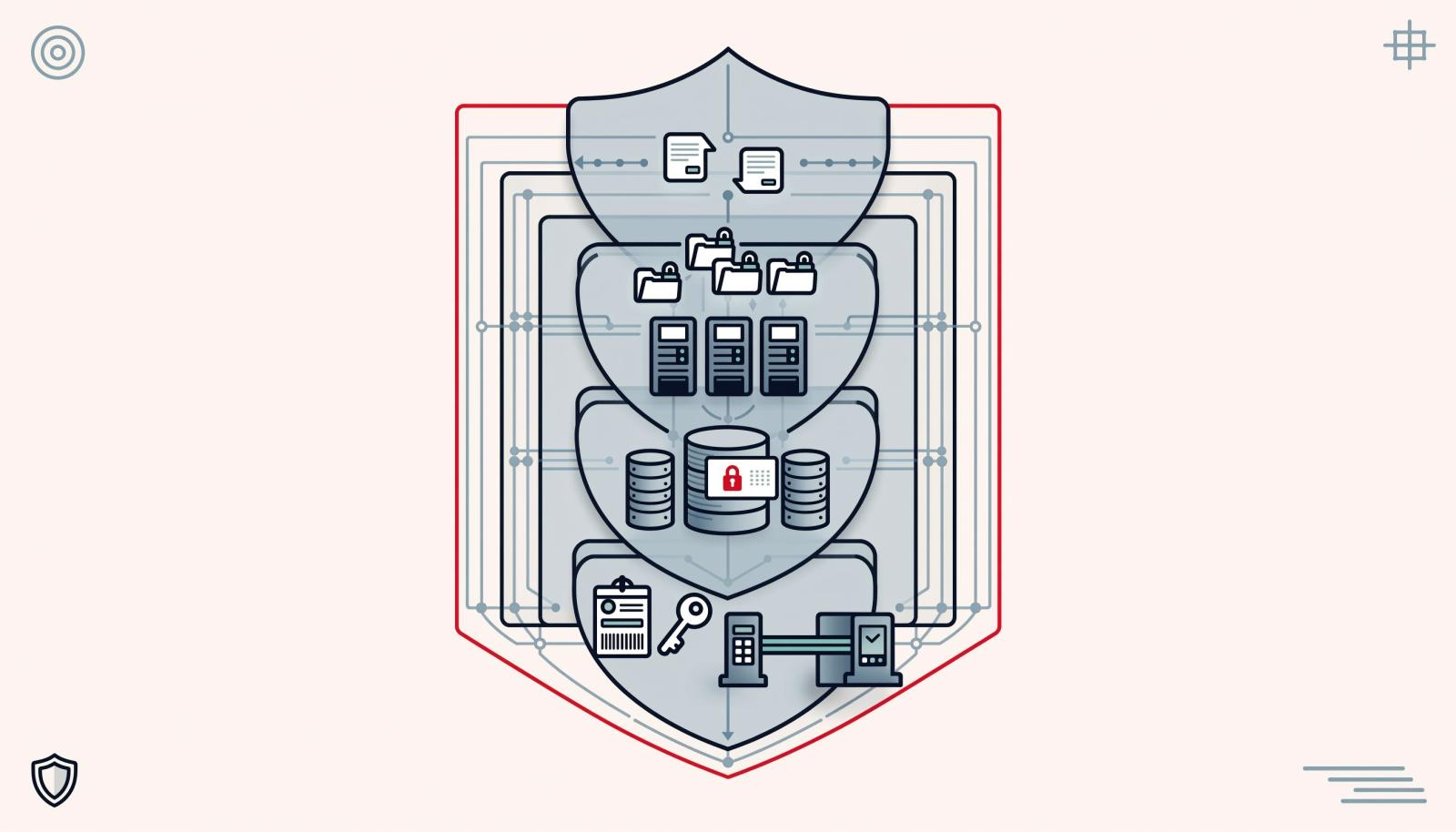 加密分层与访问控制示意图