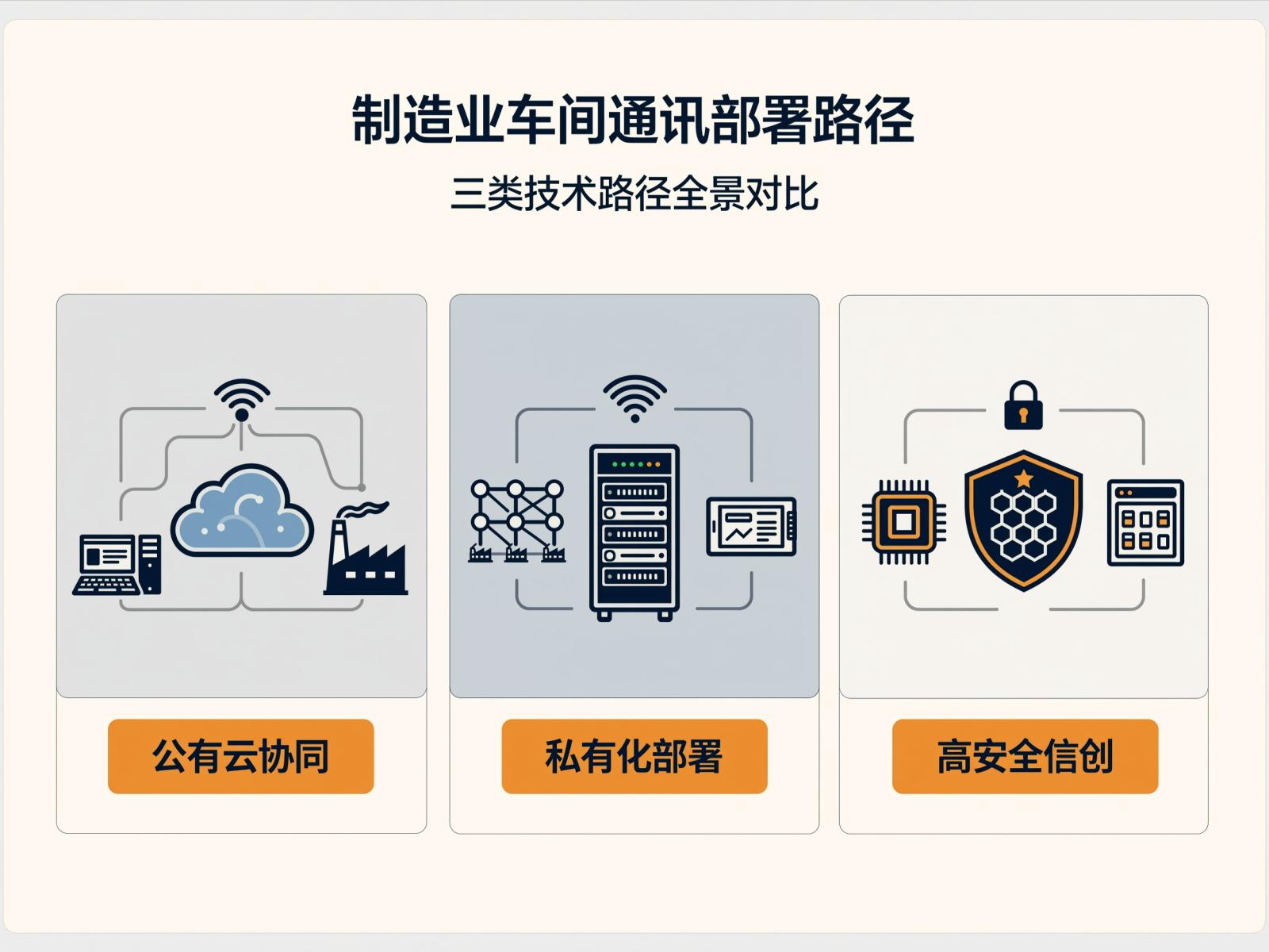 车间通讯三类部署路径