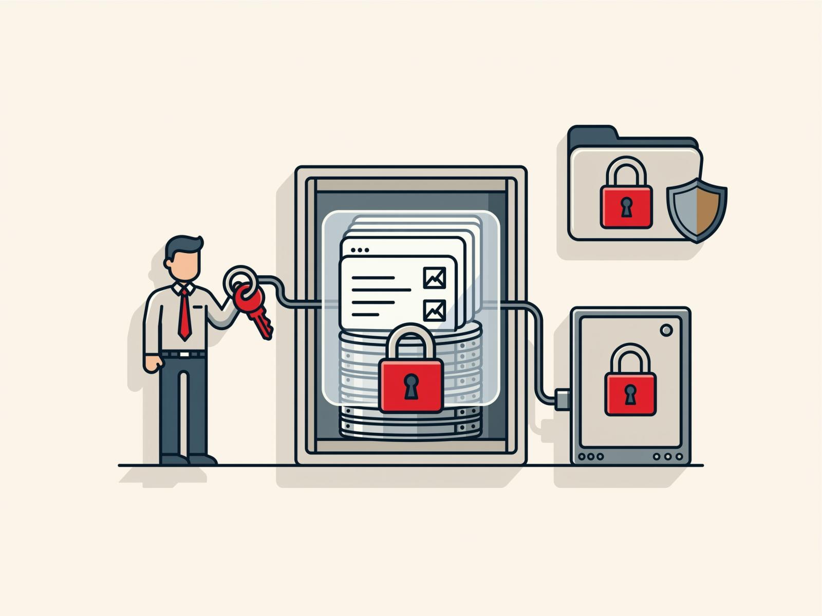 服务端文件加密核对示意图