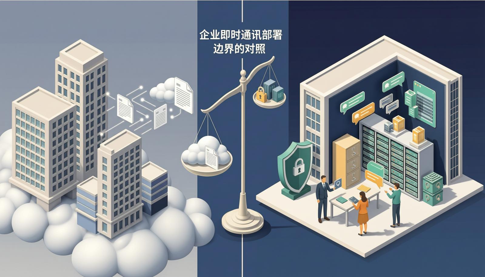 公有云托管与企业私有化部署的边界对照