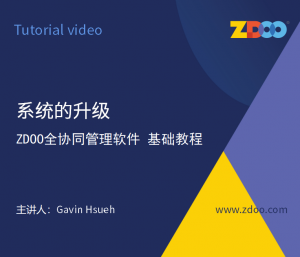 04：ZDOO系统升级