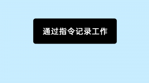06 05 禅道中通过指令记录工作