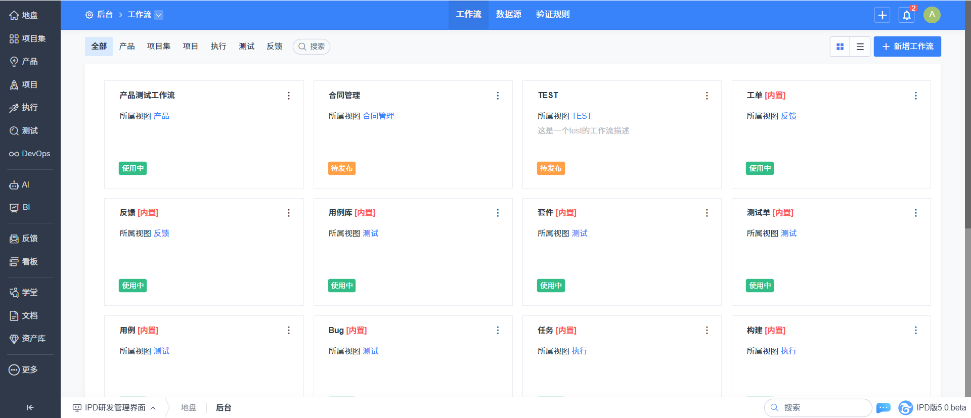 禅道项目管理软件自定义工作流