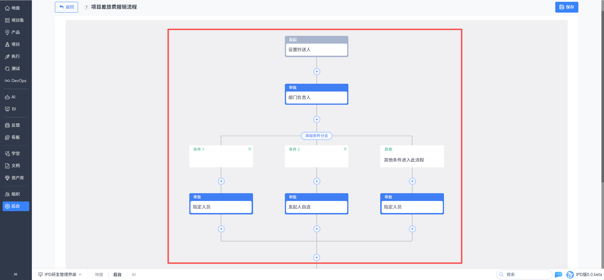 禅道项目管理软件自定义审批流