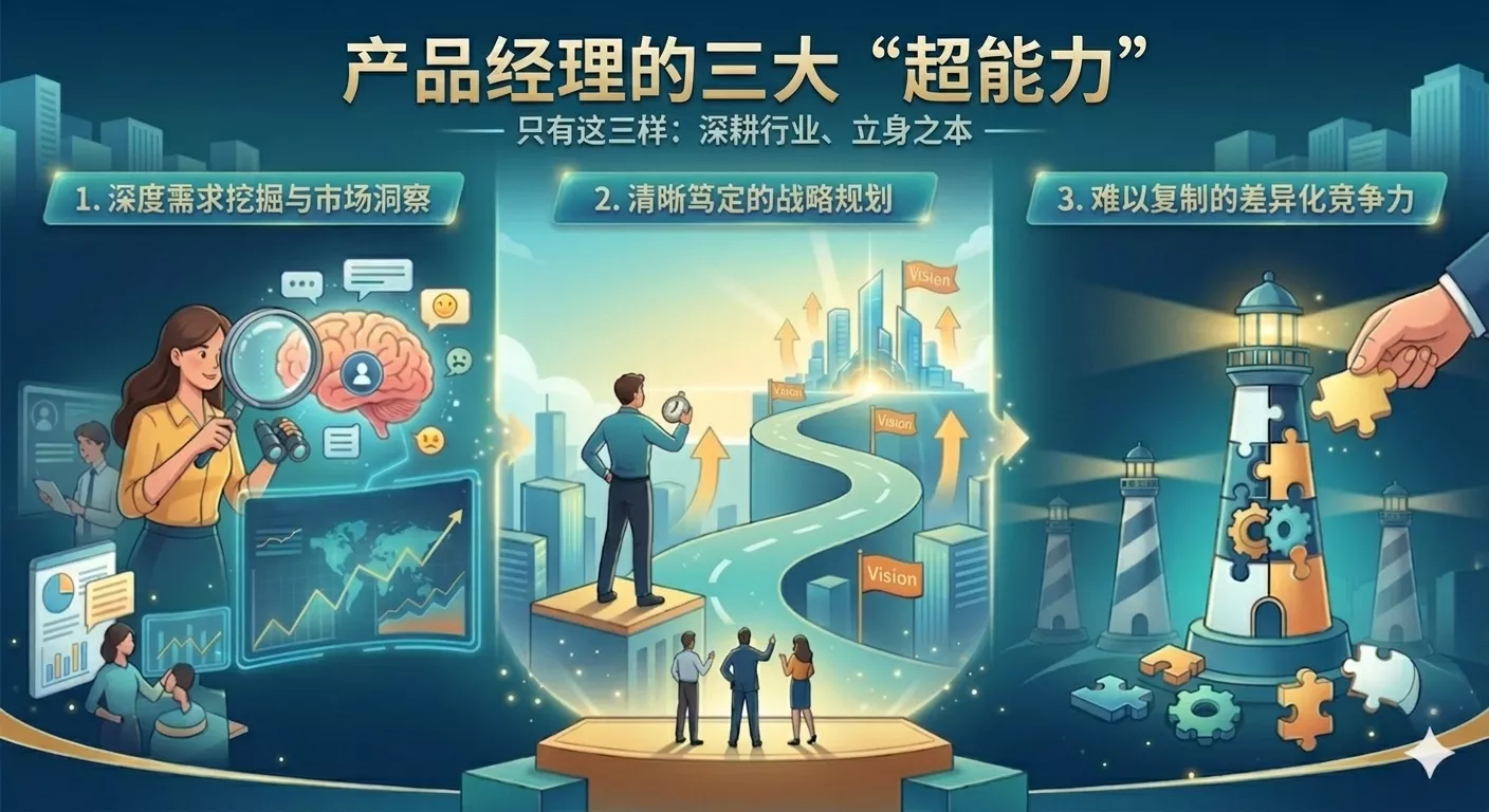 产品经理的三大能力 产品经理的三大能力